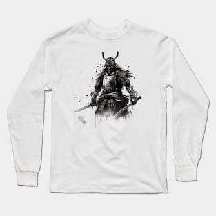 samurai agressive Long Sleeve T-Shirt